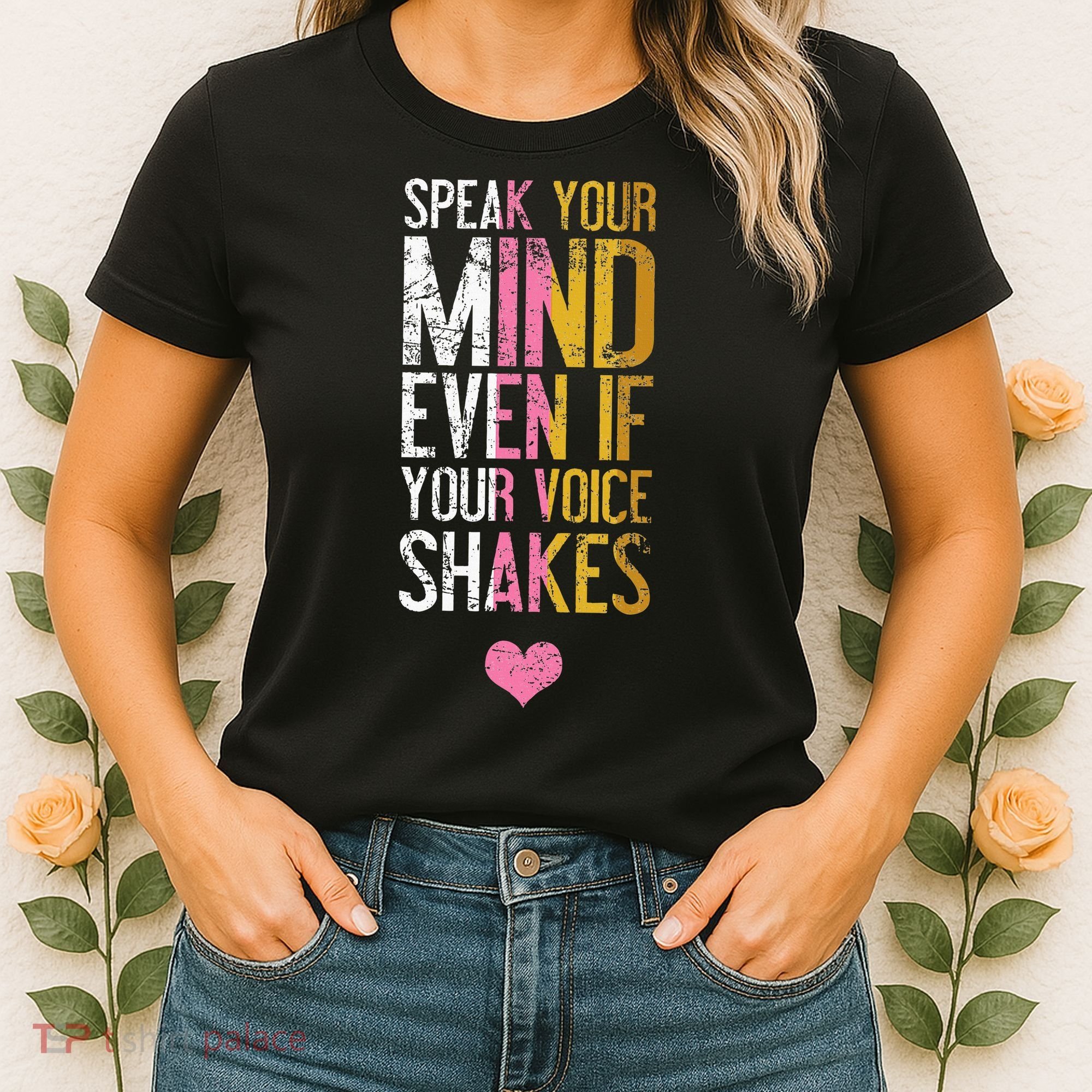 Speak Your Mind Even If Your Voice Shakes Rbg Women's T-Shirt