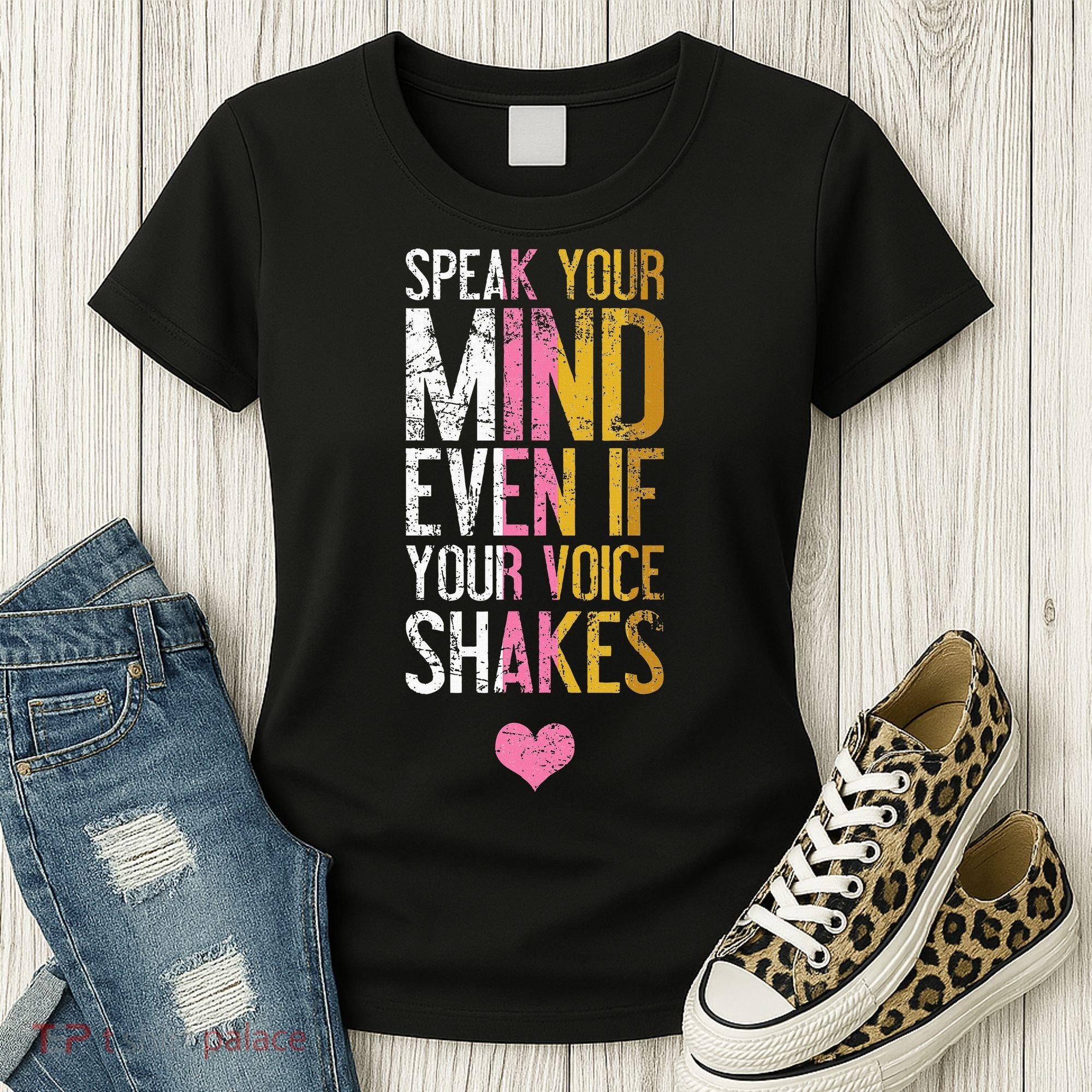 Speak Your Mind Even If Your Voice Shakes Rbg Women's T-Shirt
