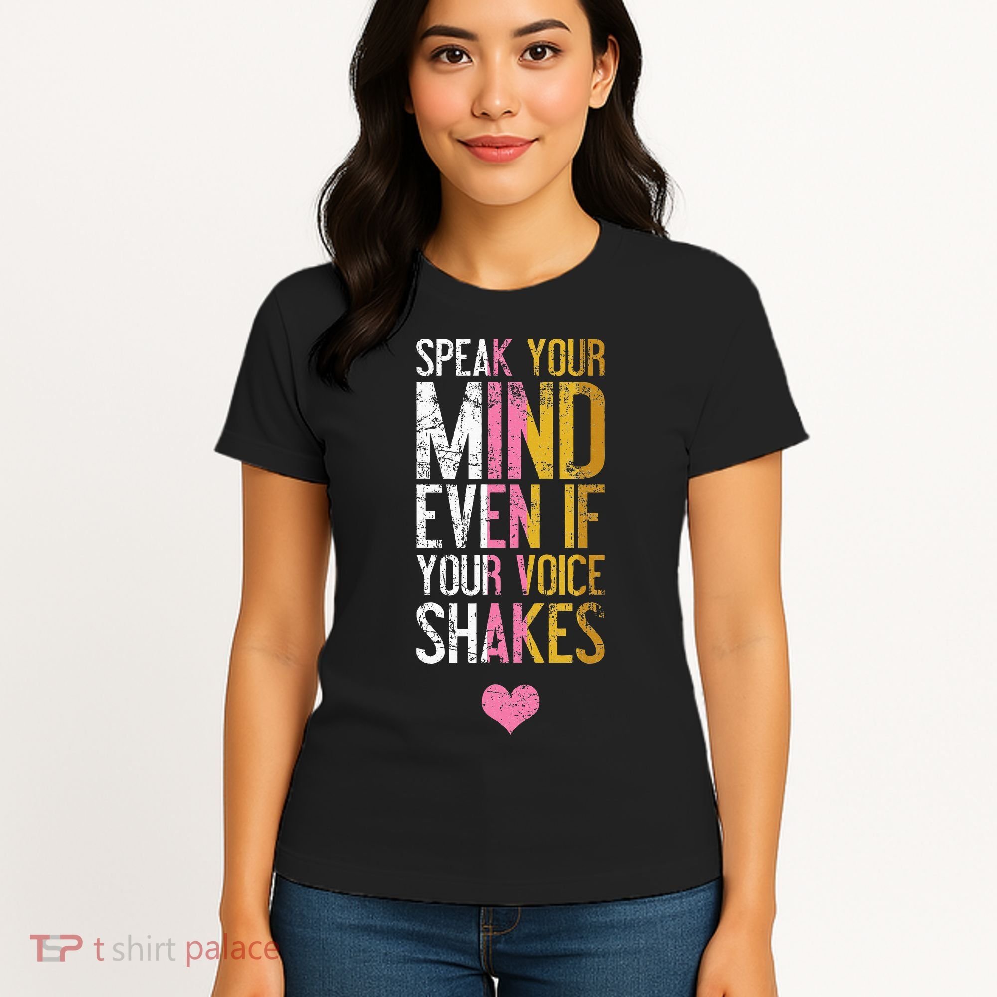 Speak Your Mind Even If Your Voice Shakes Rbg Women's T-Shirt