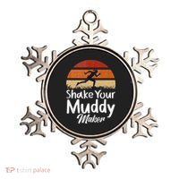 Shake Your Muddy Maker Mud Running Ornament thumb 0