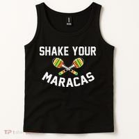 Shake Your Maracas Cinco De Mayo Party Gift Funny Tank Top thumb 2