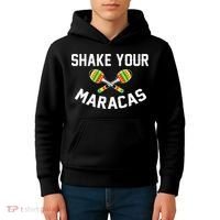 Shake Your Maracas Cinco De Mayo Party Gift Funny Kids Hoodie thumb 4