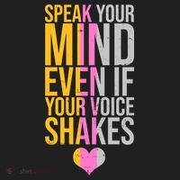 Speak Your Mind Even If Your Voice Shakes Women's Sweatshirt thumb 2