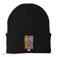 Speak Your Mind Even If Your Voice Shakes Beanie thumb 0