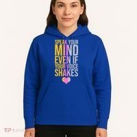 Speak Your Mind Even If Your Voice Shakes Hoodie thumb 5
