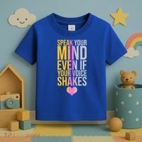 Speak Your Mind Even If Your Voice Shakes Toddler T-Shirt thumb 3