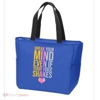Speak Your Mind Even If Your Voice Shakes Tote Bag thumb 3