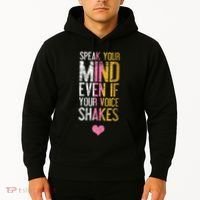 Speak Your Mind Even If Your Voice Shakes Rbg Hoodie thumb 2