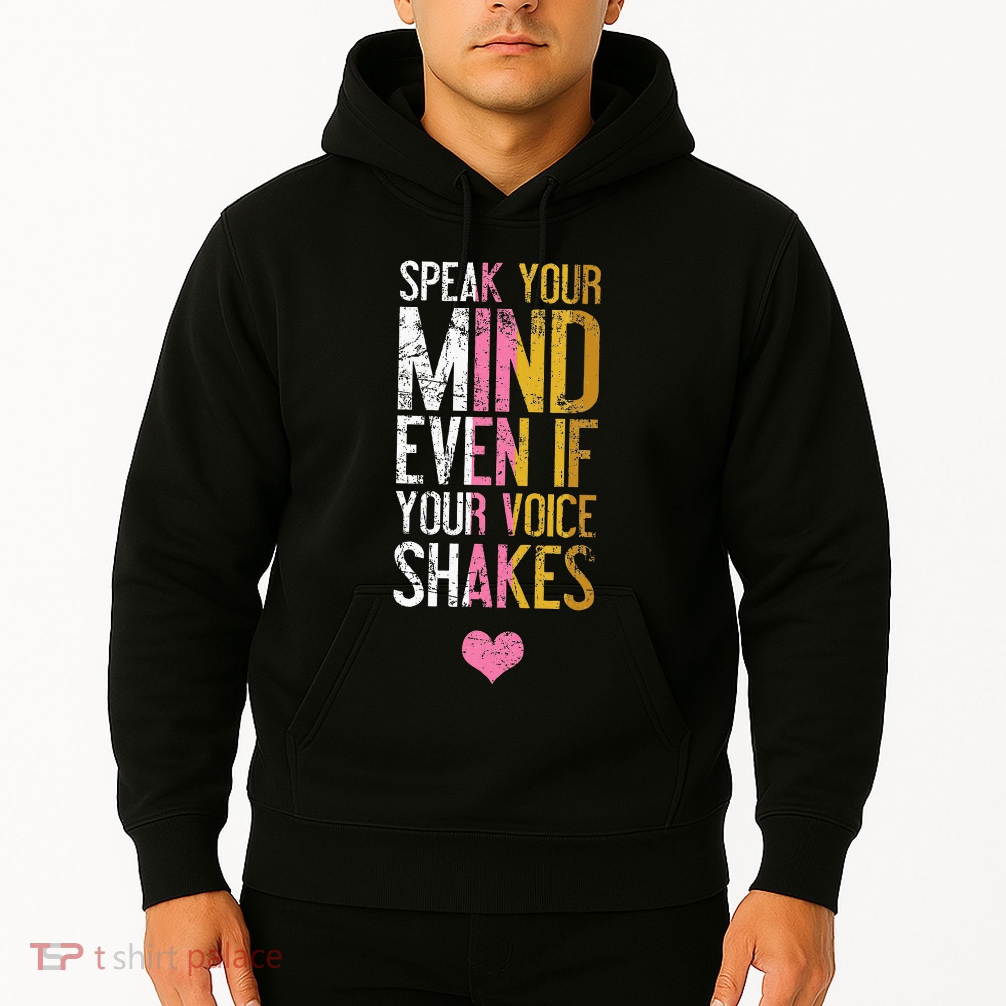 Speak Your Mind Even If Your Voice Shakes Rbg Hoodie