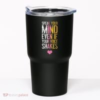 Speak Your Mind Even If Your Voice Shakes Rbg Tumbler thumb 0