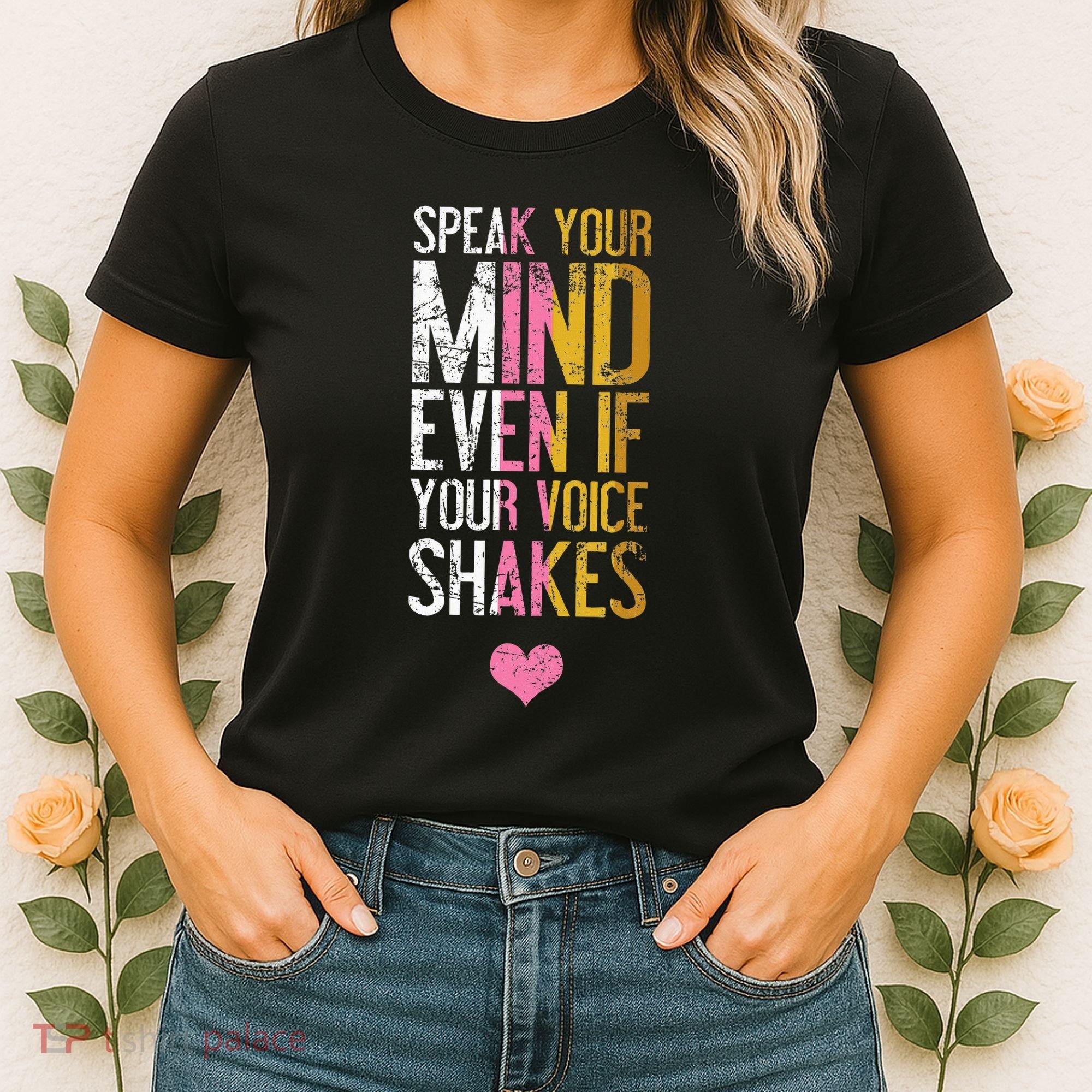 Speak Your Mind Even If Your Voice Shakes Rbg Women's T-Shirt