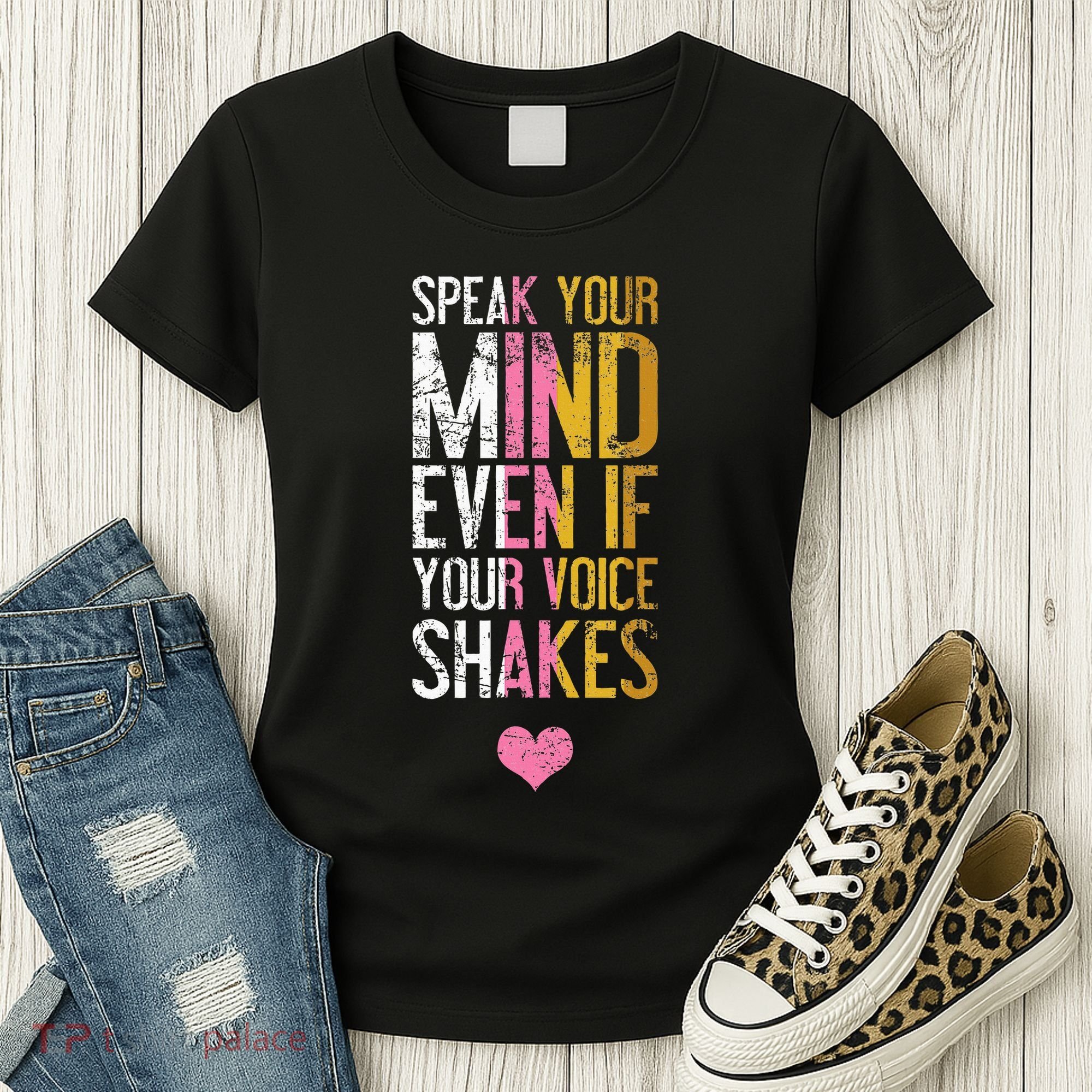 Speak Your Mind Even If Your Voice Shakes Rbg Women's T-Shirt