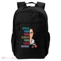 Speak Your Mind Even If Your Voice Shakes Feminist Backpack thumb 0