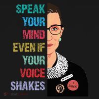 Speak Your Mind Even If Your Voice Shakes Feminist Women's Hoodie thumb 2