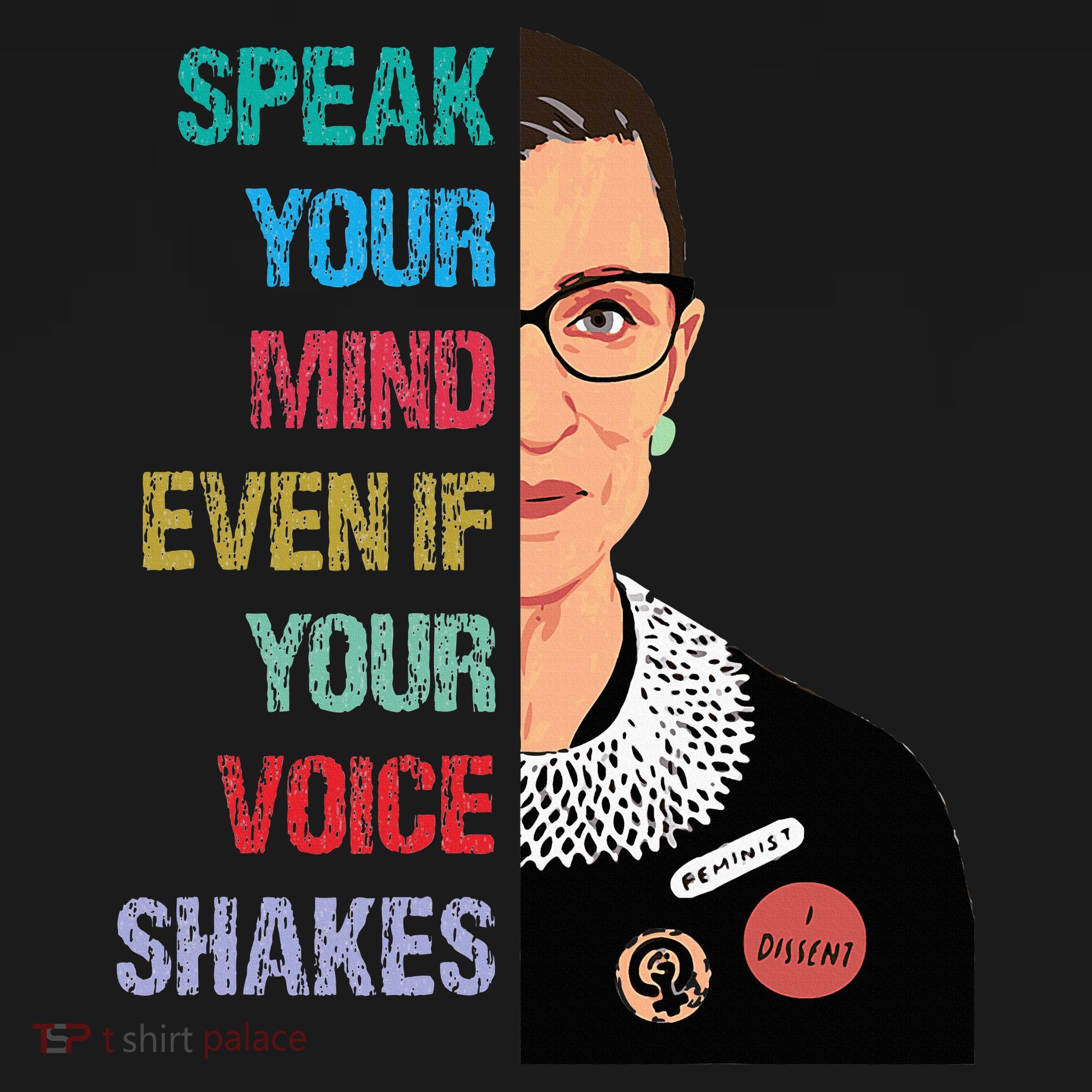 Speak Your Mind Even If Your Voice Shakes Feminist Women's Hoodie