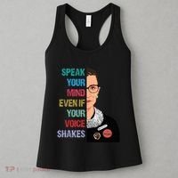 Speak Your Mind Even If Your Voice Shakes Feminist Women's Tank Top thumb 3