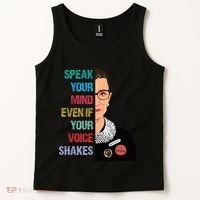 Speak Your Mind Even If Your Voice Shakes Feminist Tank Top thumb 2