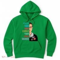Speak Your Mind Even If Your Voice Shakes Feminist Hoodie thumb 0