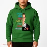 Speak Your Mind Even If Your Voice Shakes Feminist Hoodie thumb 2