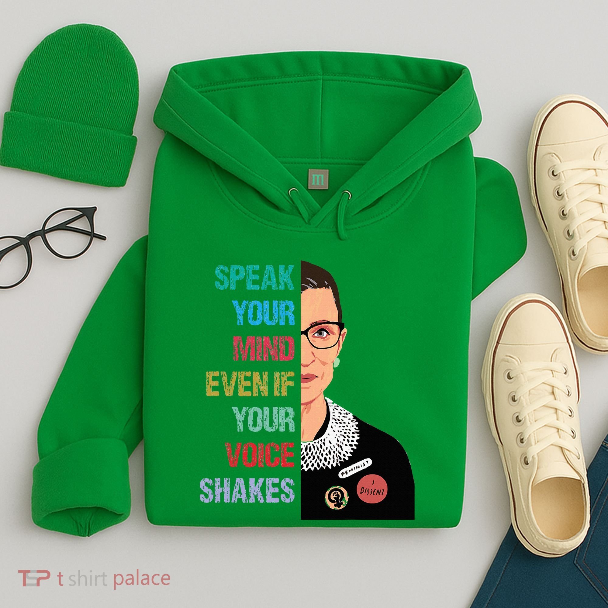 Speak Your Mind Even If Your Voice Shakes Feminist Hoodie