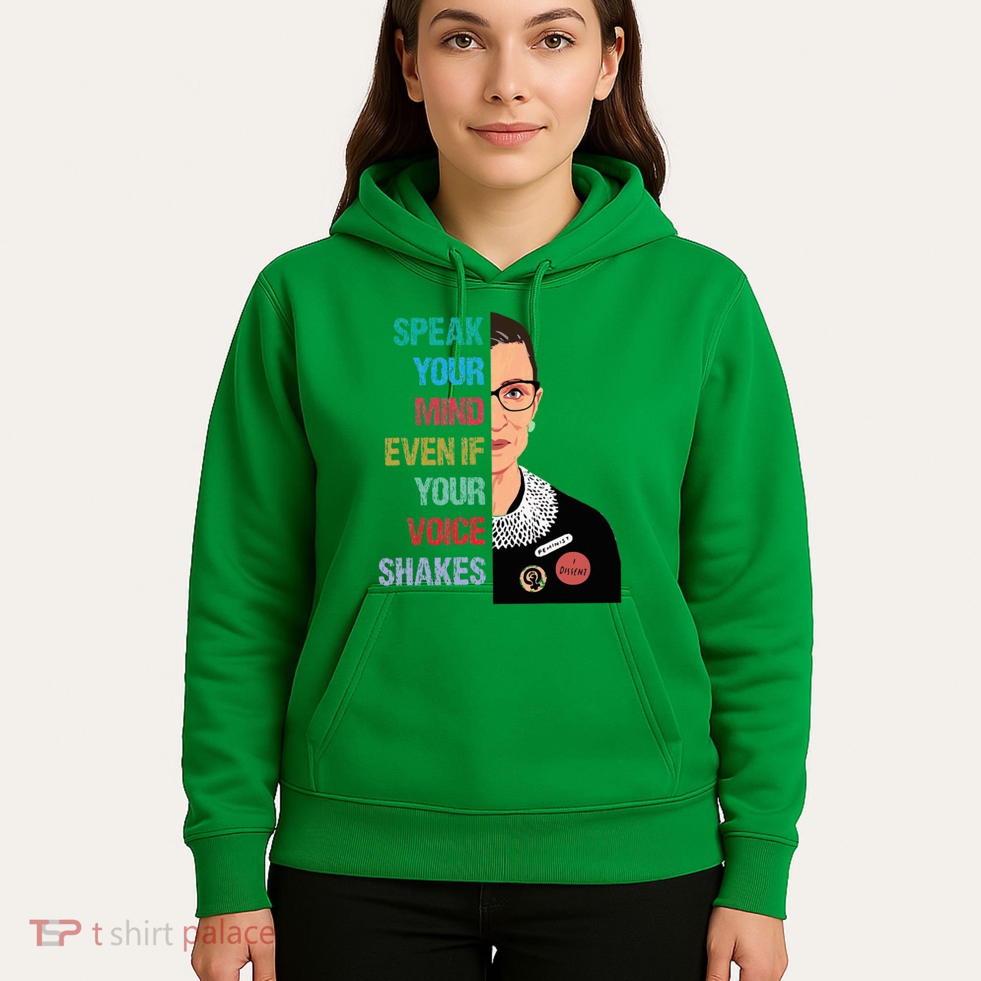 Speak Your Mind Even If Your Voice Shakes Feminist Hoodie