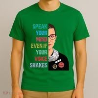 Speak Your Mind Even If Your Voice Shakes Feminist T-Shirt thumb 3