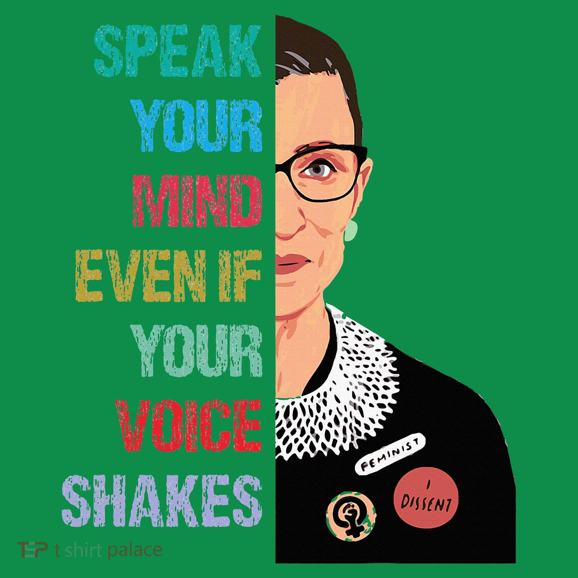 Speak Your Mind Even If Your Voice Shakes Feminist Mousepad
