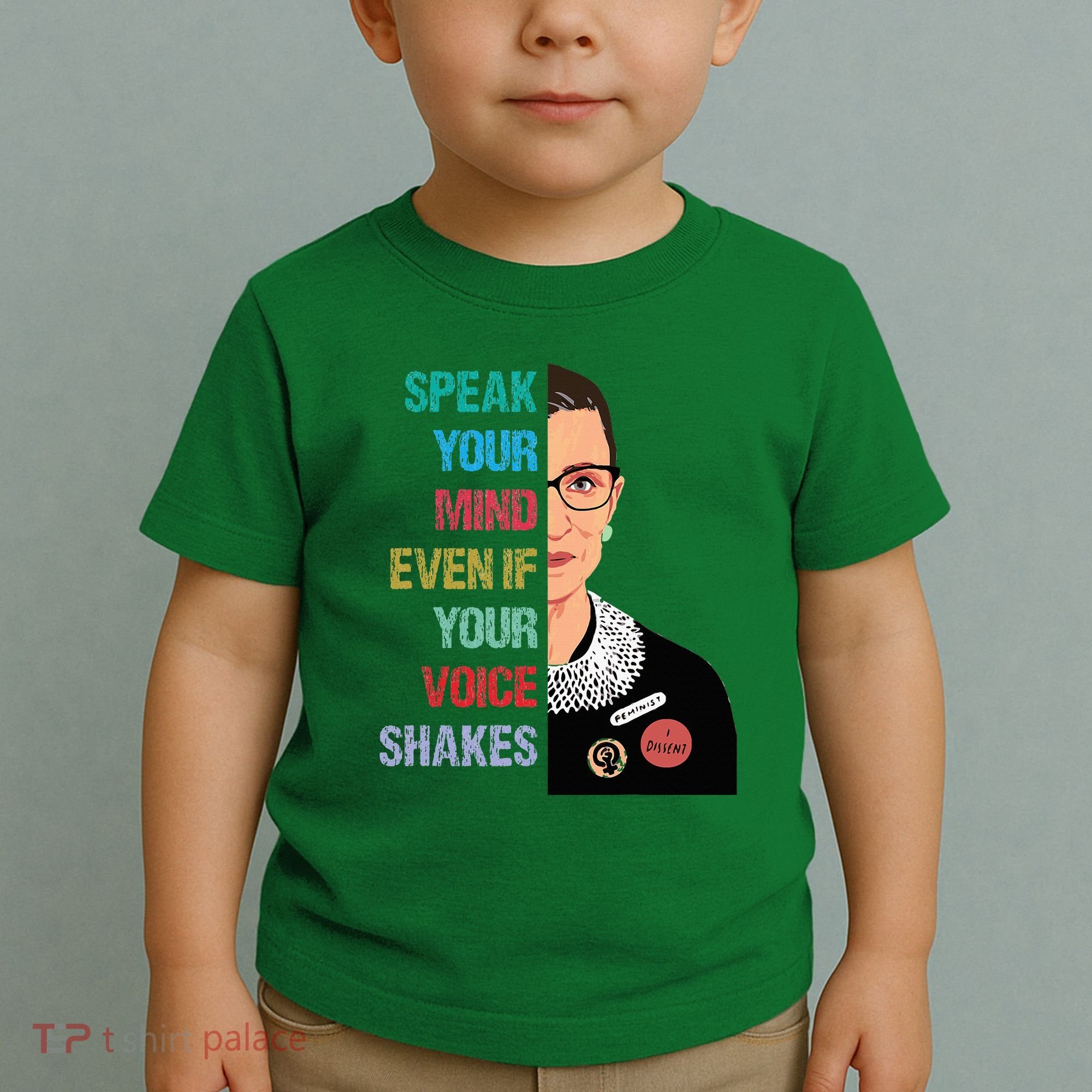 Speak Your Mind Even If Your Voice Shakes Feminist Toddler T-Shirt