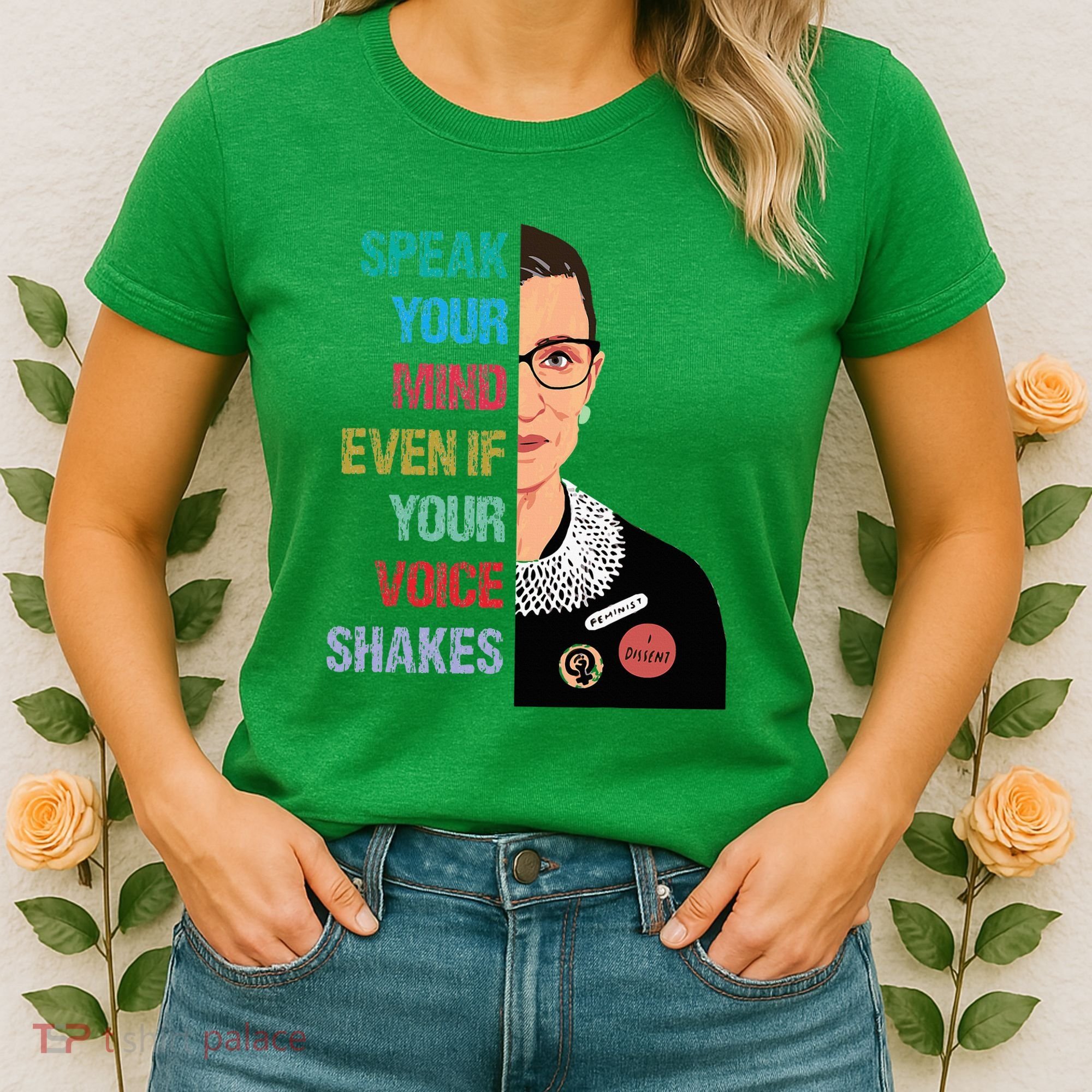 Speak Your Mind Even If Your Voice Shakes Feminist Women's T-Shirt