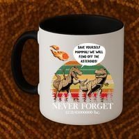 Save Yourself Mammal We Will Fend Off The Asteroids Gift Coffee Mug thumb 2
