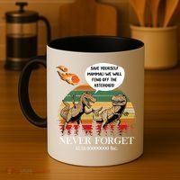 Save Yourself Mammal We Will Fend Off The Asteroids Gift Coffee Mug thumb 4