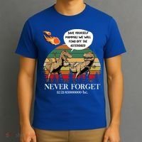 Save Yourself Mammal We Will Fend Off The Asteroids Gift T-Shirt thumb 3