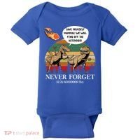 Save Yourself Mammal We Will Fend Off The Asteroids Gift Baby Bodysuit thumb 0