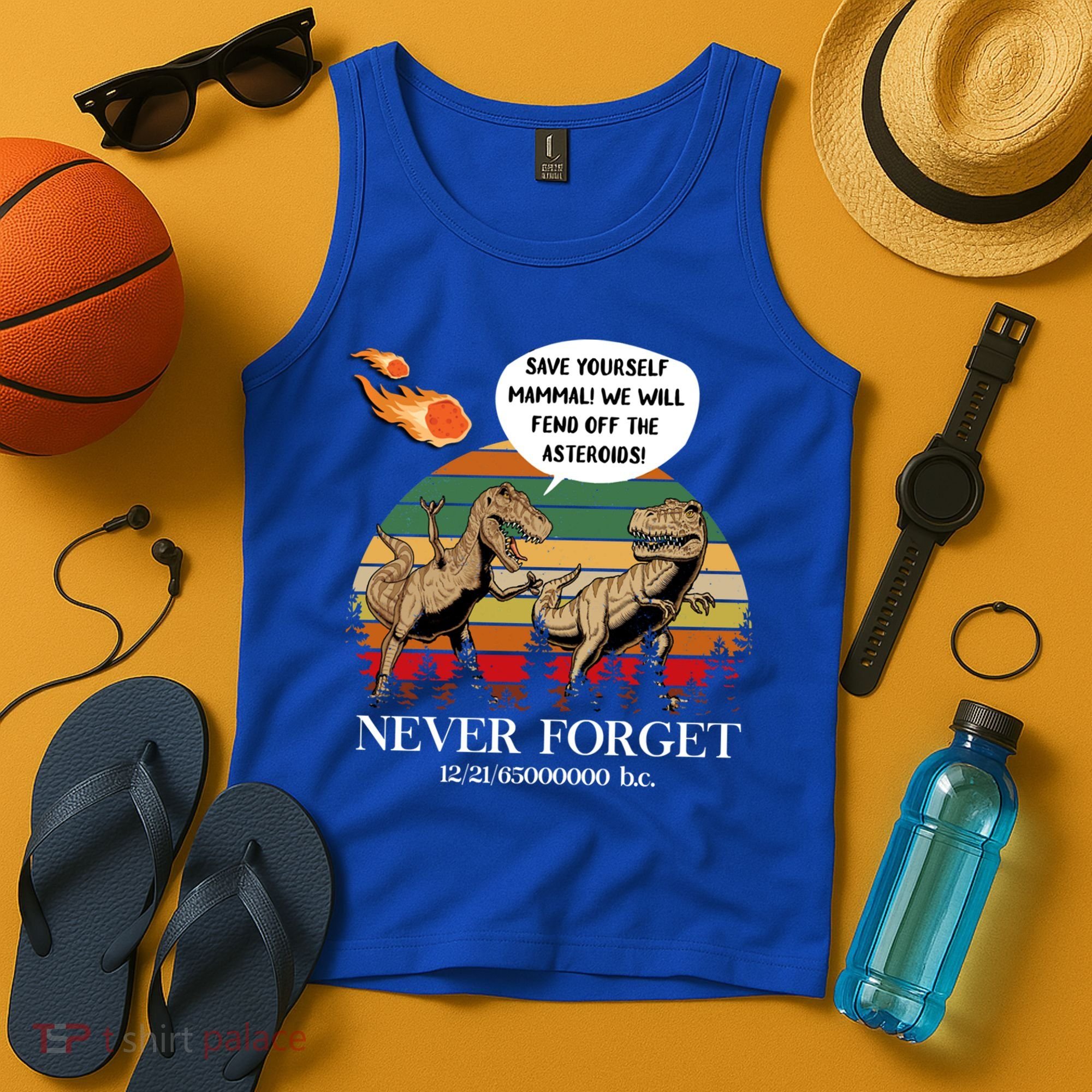 Save Yourself Mammal We Will Fend Off The Asteroids Gift Tank Top