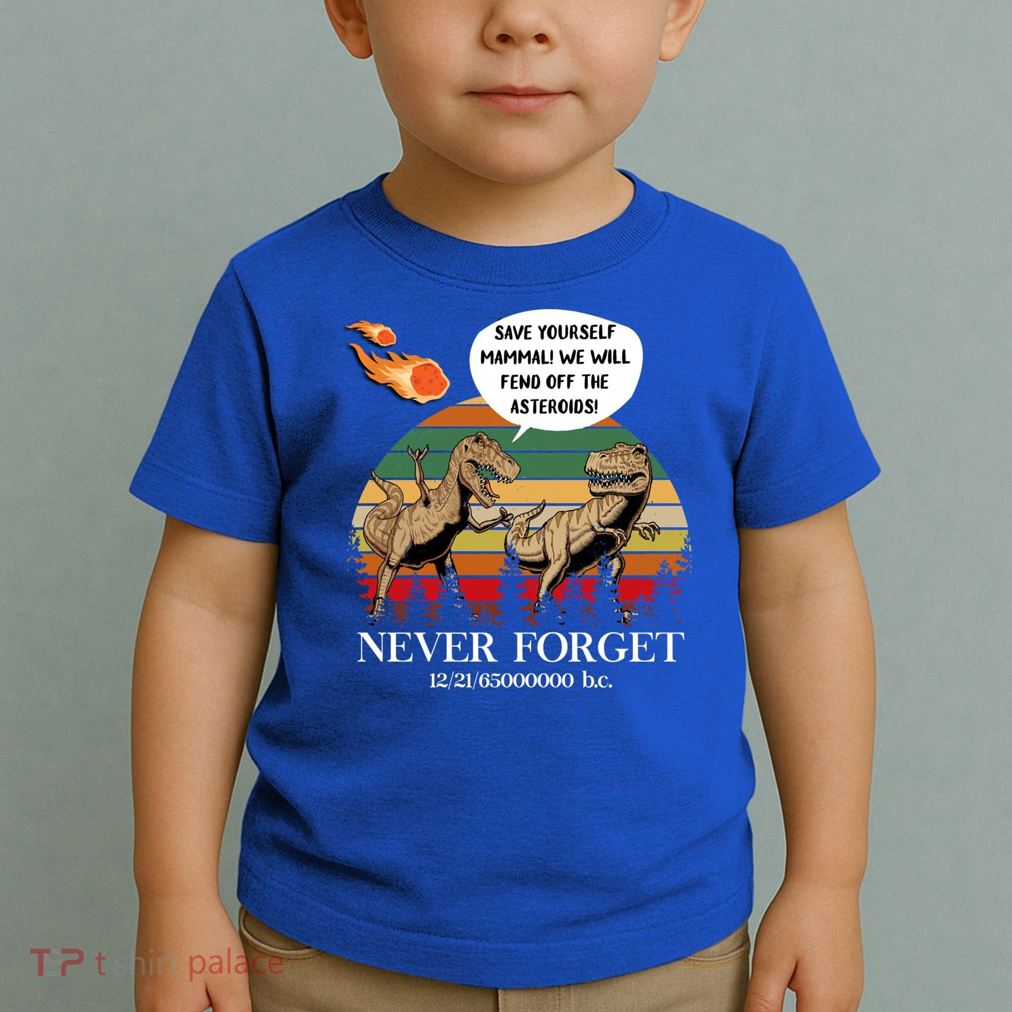 Save Yourself Mammal We Will Fend Off The Asteroids Gift Toddler T-Shirt