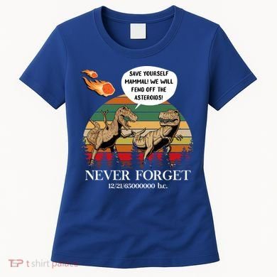 Save Yourself Mammal We Will Fend Off The Asteroids Gift Women's T-Shirt