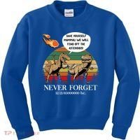 Save Yourself Mammal We Will Fend Off The Asteroids Gift Kids Sweatshirt thumb 0