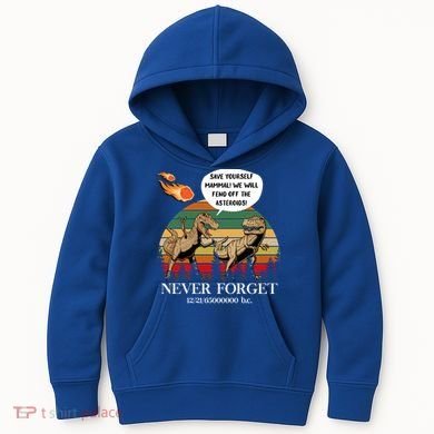 Save Yourself Mammal We Will Fend Off The Asteroids Gift Kids Hoodie
