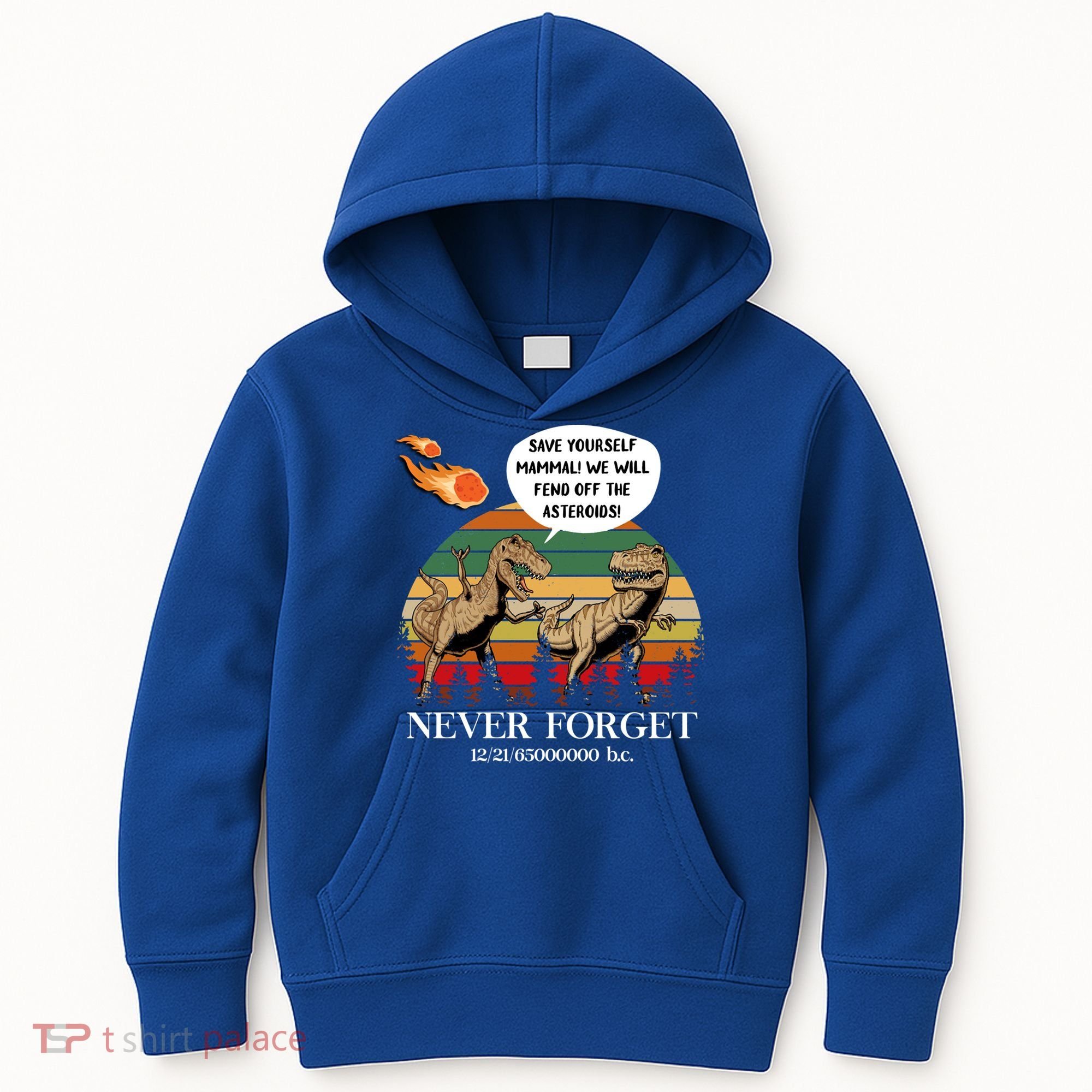Save Yourself Mammal We Will Fend Off The Asteroids Gift Kids Hoodie
