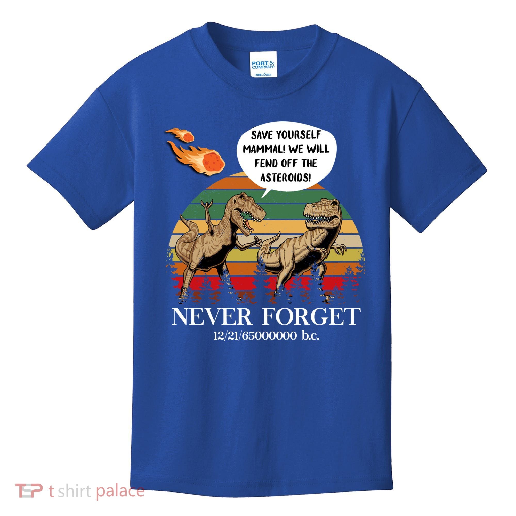 Save Yourself Mammal We Will Fend Off The Asteroids Gift Kids T-Shirt