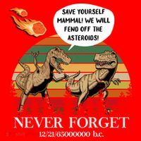 Save Yourself Mammal We Will Fend Off The Asteroids Gift Santa Hat thumb 1