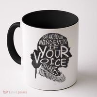 Speak Your Mind Even If Your Voice Shake Coffee Mug thumb 0