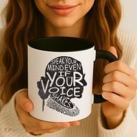 Speak Your Mind Even If Your Voice Shake Coffee Mug thumb 3