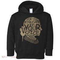 Speak Your Mind Even If Your Voice Shake Toddler Hoodie thumb 0