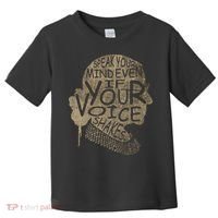 Speak Your Mind Even If Your Voice Shake Toddler T-Shirt thumb 0