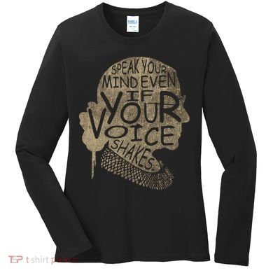 Speak Your Mind Even If Your Voice Shake Women's Long Sleeve Shirt