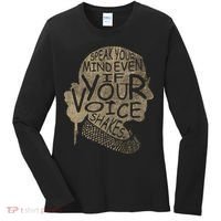 Speak Your Mind Even If Your Voice Shake Women's Long Sleeve Shirt thumb 0