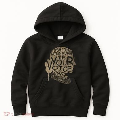 Speak Your Mind Even If Your Voice Shake Kids Hoodie