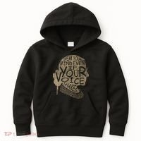 Speak Your Mind Even If Your Voice Shake Kids Hoodie thumb 0
