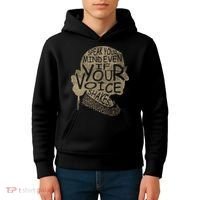Speak Your Mind Even If Your Voice Shake Kids Hoodie thumb 4